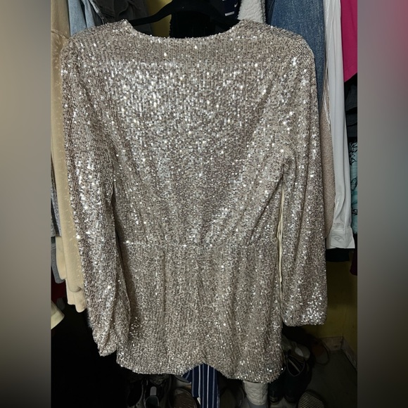 New Years Eve Sequins Romper - Picture 2 of 2